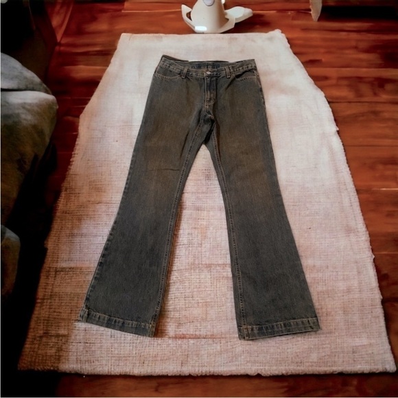 Gap Jeans Women’s Long Lean Size 8 Rusty Blue Jeans - Picture 1 of 4